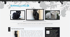 Desktop Screenshot of animal-life.sk